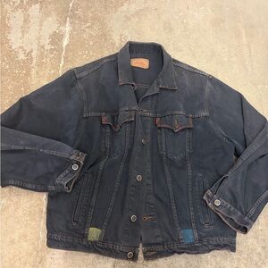 Vintage Levi's trucker Jacket with Color Accents